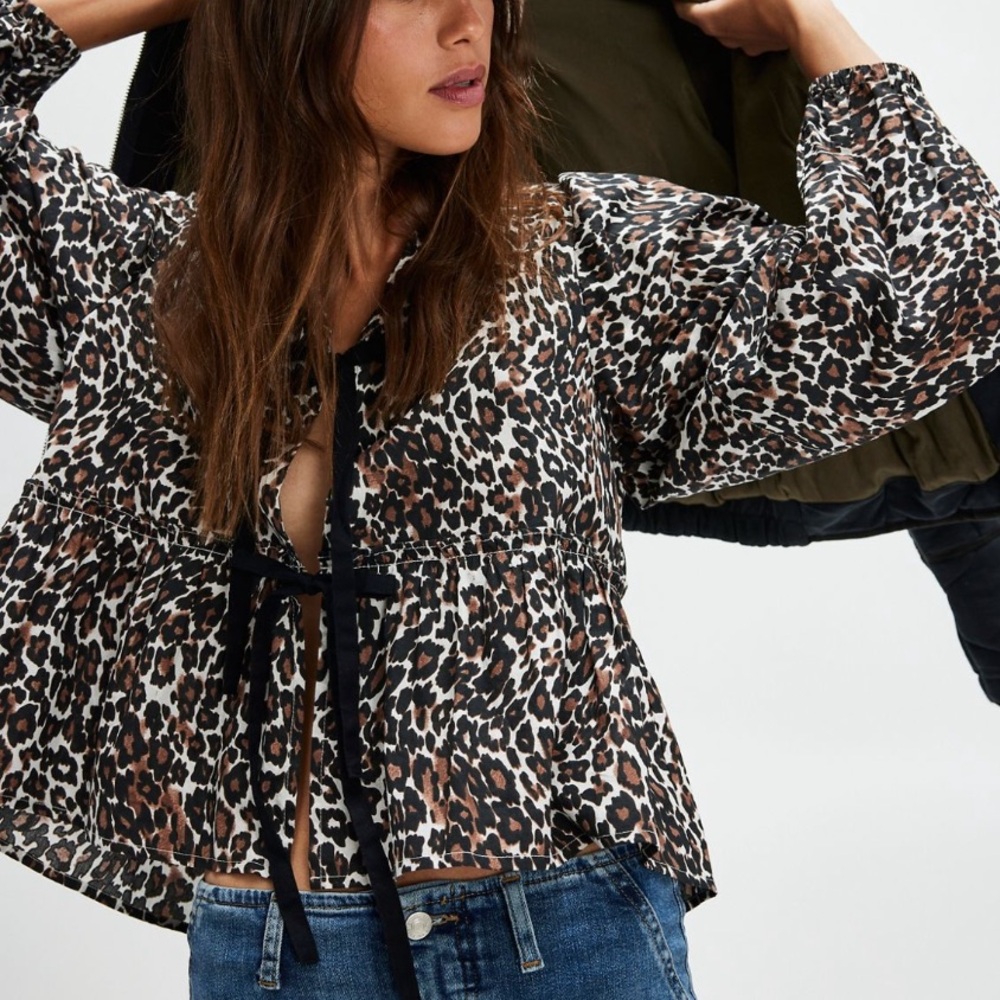 FP brunch babe printed blouse